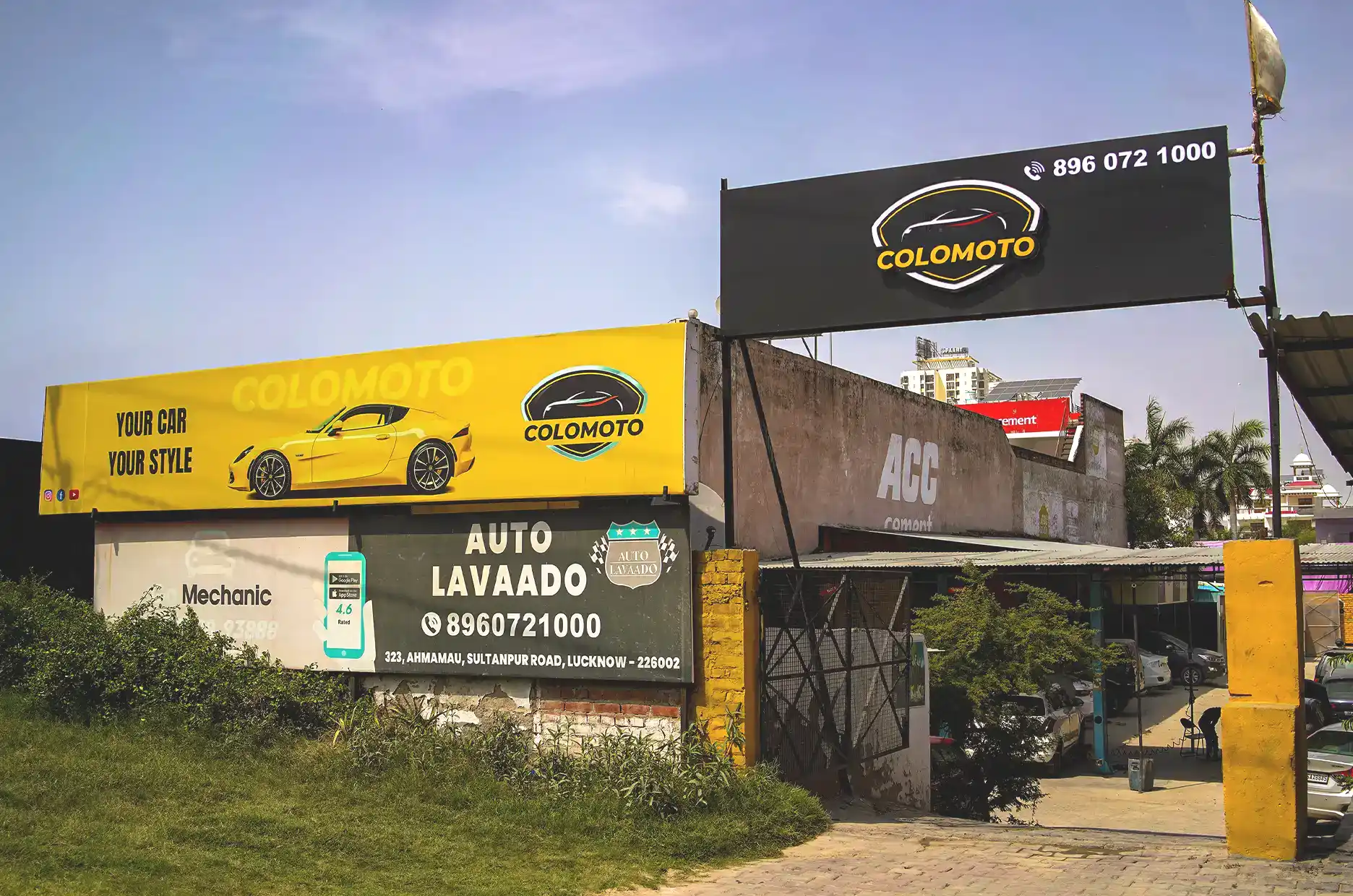 Colomoto premium car painting studio at Ahimamau Sultanpur Road Lucknow




            
