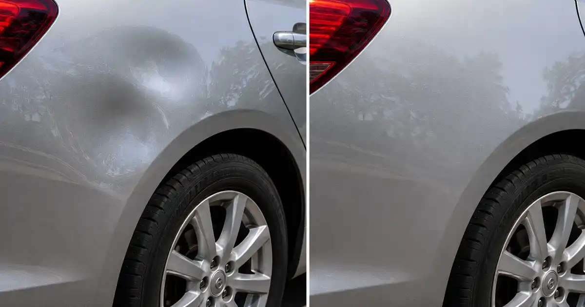 DIY dent repair vs professional service